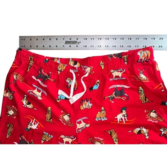 Old Navy Flannel Christmas Pet Print PJ Pants Size XL Lounge Cotton Dog Cat Tree - Picture 9 of 16